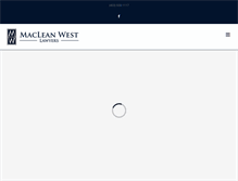 Tablet Screenshot of macleanwest.com